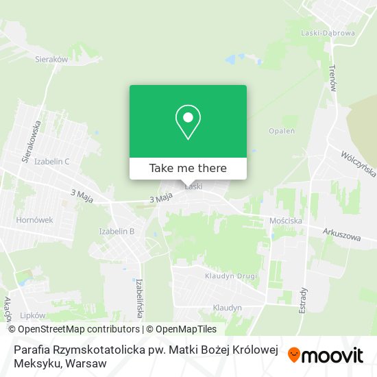 Parafia Rzymskotatolicka pw. Matki Bożej Królowej Meksyku map