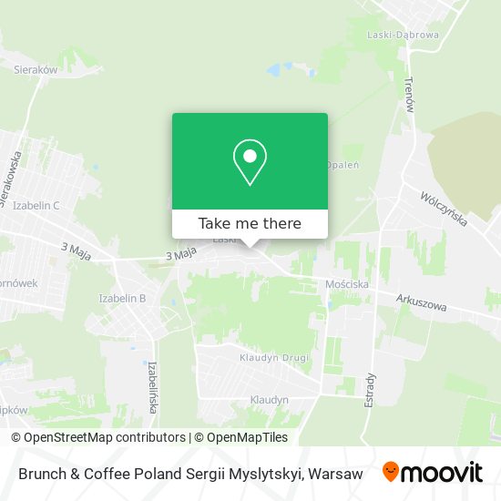 Brunch & Coffee Poland Sergii Myslytskyi map