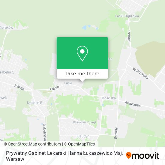 Prywatny Gabinet Lekarski Hanna Łukaszewicz-Maj map