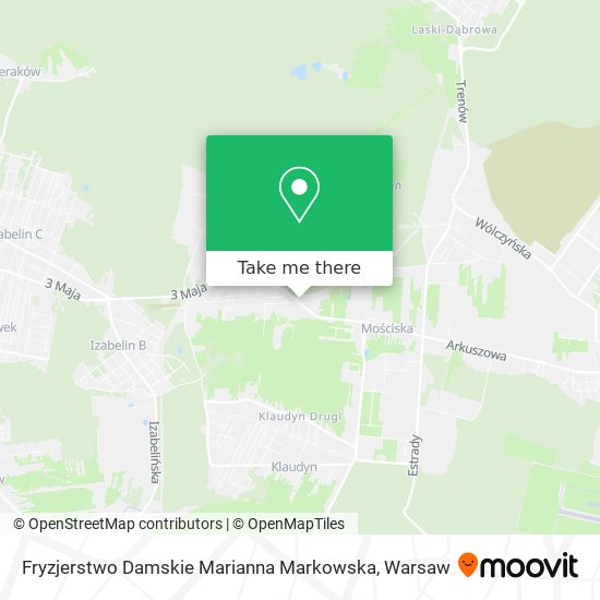 Fryzjerstwo Damskie Marianna Markowska map