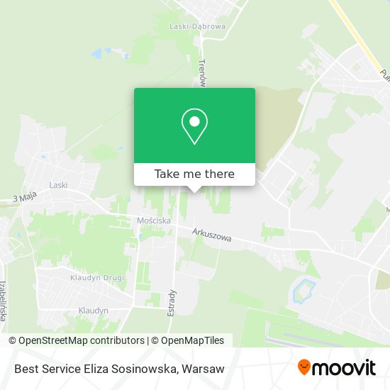 Best Service Eliza Sosinowska map