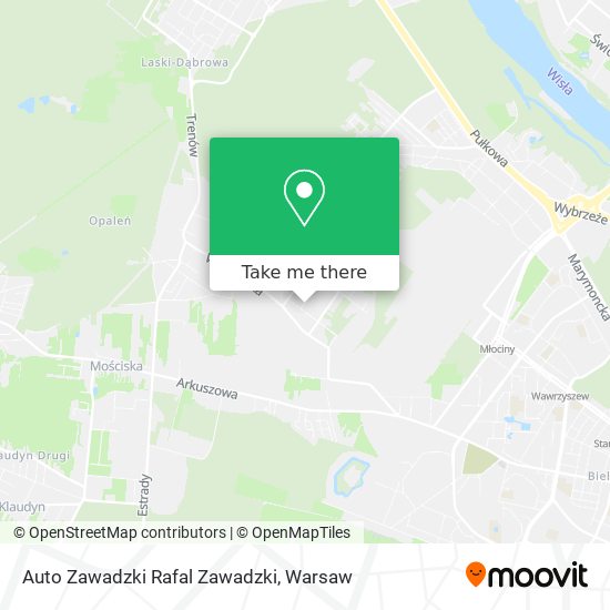 Auto Zawadzki Rafal Zawadzki map