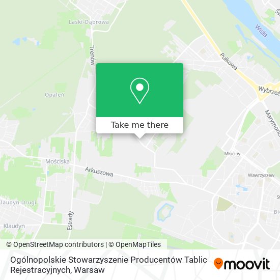 Ogólnopolskie Stowarzyszenie Producentów Tablic Rejestracyjnych map