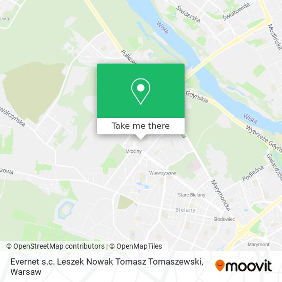 Evernet s.c. Leszek Nowak Tomasz Tomaszewski map