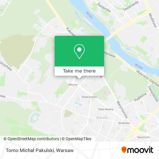 Tomo Michał Pakulski map