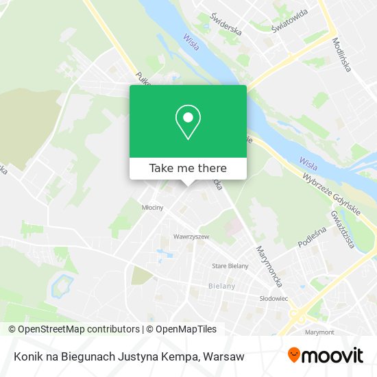 Konik na Biegunach Justyna Kempa map