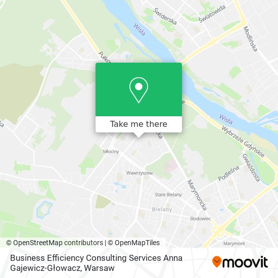 Business Efficiency Consulting Services Anna Gajewicz-Głowacz map