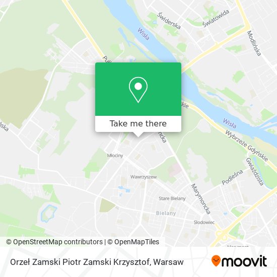 Orzeł Zamski Piotr Zamski Krzysztof map