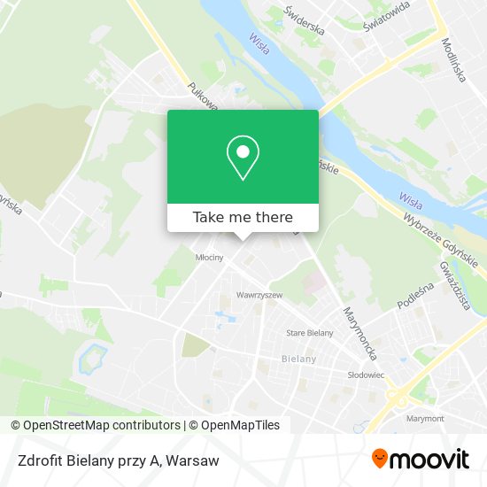 Zdrofit Bielany przy A map