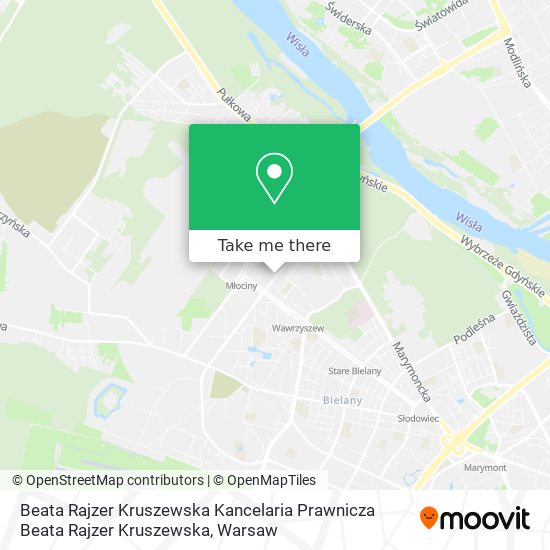 Beata Rajzer Kruszewska Kancelaria Prawnicza Beata Rajzer Kruszewska map