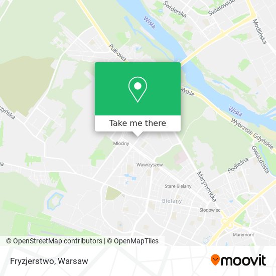 Fryzjerstwo map