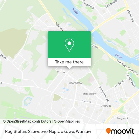 Róg Stefan. Szewstwo Naprawkowe map