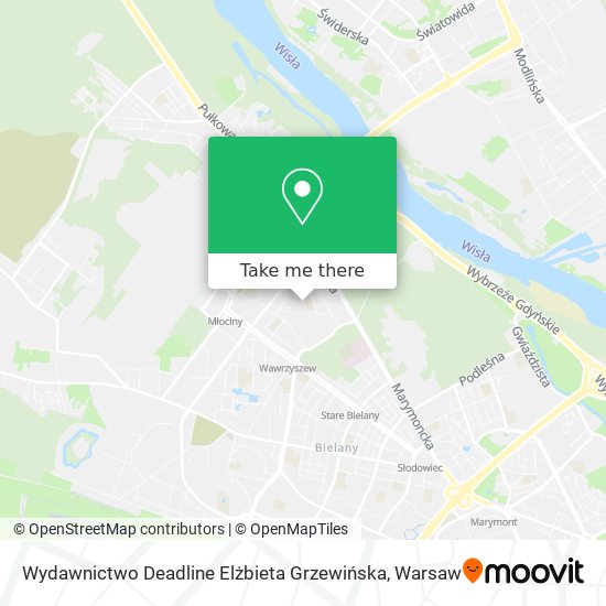 Wydawnictwo Deadline Elżbieta Grzewińska map