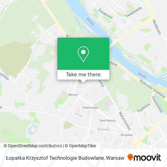 Łopatka Krzysztof Technologie Budowlane map