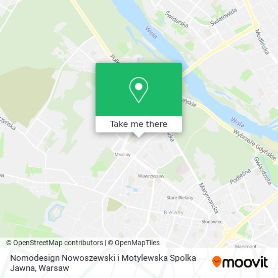 Nomodesign Nowoszewski i Motylewska Spolka Jawna map