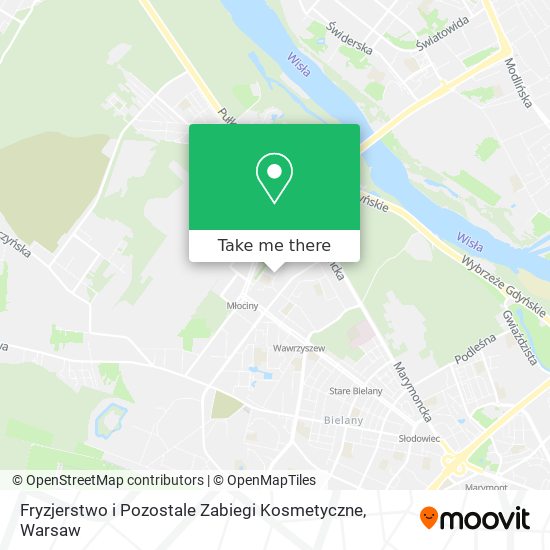 Fryzjerstwo i Pozostale Zabiegi Kosmetyczne map