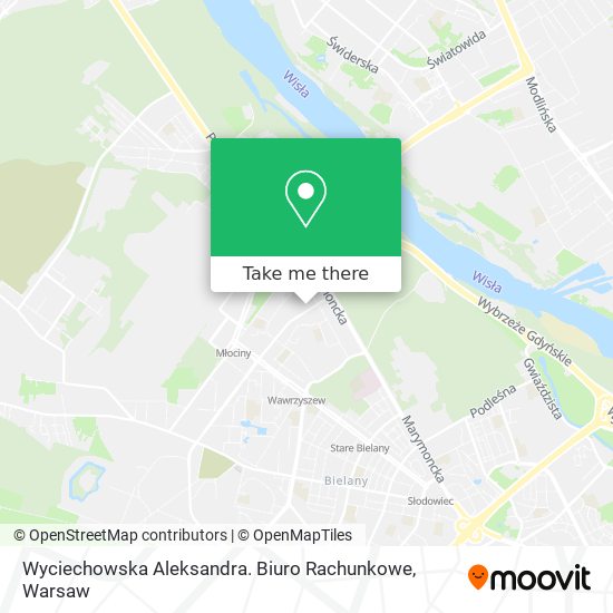 Wyciechowska Aleksandra. Biuro Rachunkowe map