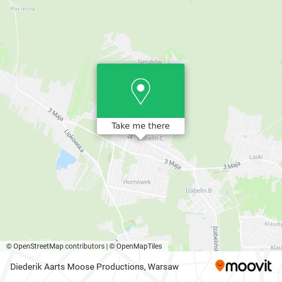 Diederik Aarts Moose Productions map