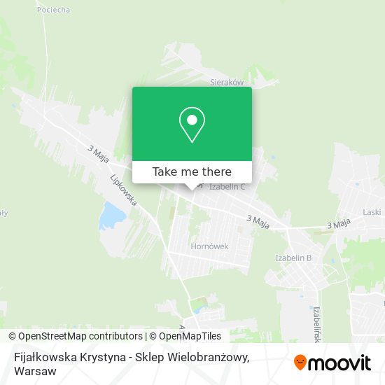 Fijałkowska Krystyna - Sklep Wielobranżowy map