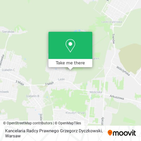 Kancelaria Radcy Prawnego Grzegorz Dyczkowski map