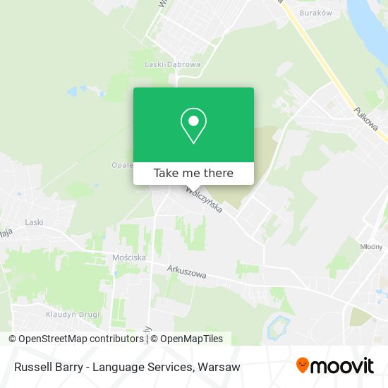 Russell Barry - Language Services map