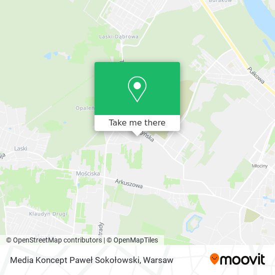 Media Koncept Paweł Sokołowski map