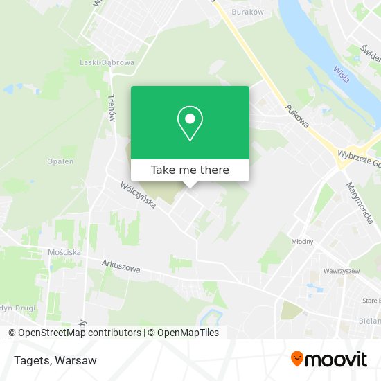 Tagets map