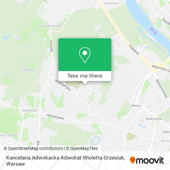 Kancelaria Adwokacka Adwokat Wioletta Grzesiuk map