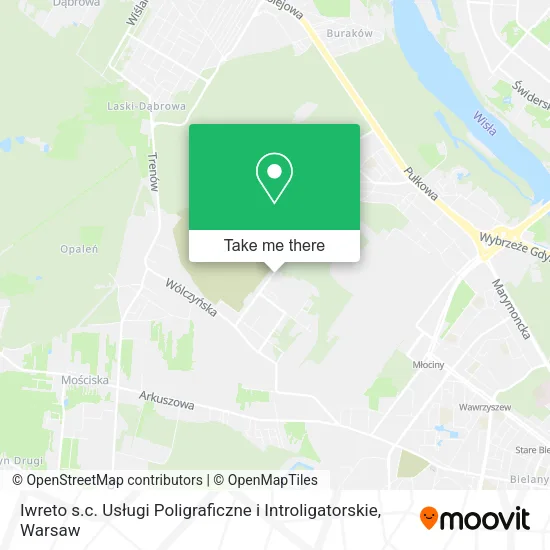 Iwreto s.c. Usługi Poligraficzne i Introligatorskie map