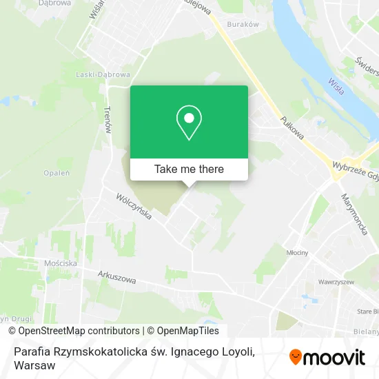 Parafia Rzymskokatolicka św. Ignacego Loyoli map