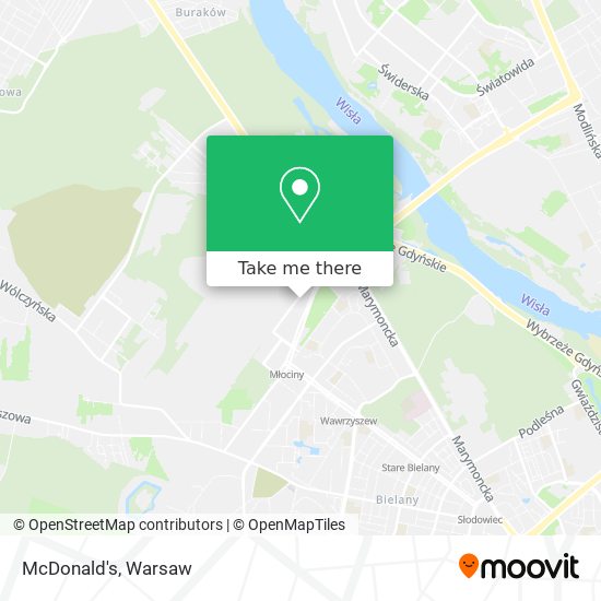 McDonald's map