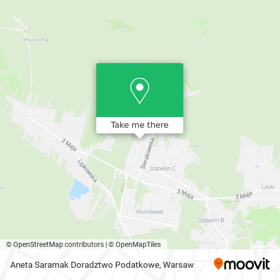 Aneta Saramak Doradztwo Podatkowe map