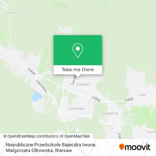 Niepubliczne Przedszkole Bajeczka Iwona Małgorzata Olkowska map