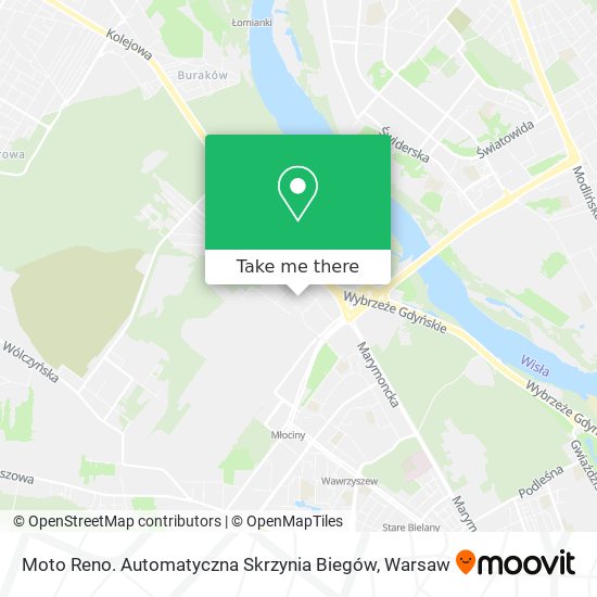 Moto Reno. Automatyczna Skrzynia Biegów map