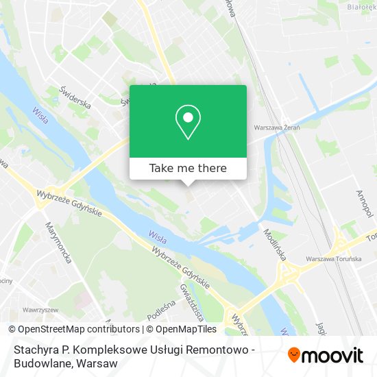 Stachyra P. Kompleksowe Usługi Remontowo - Budowlane map