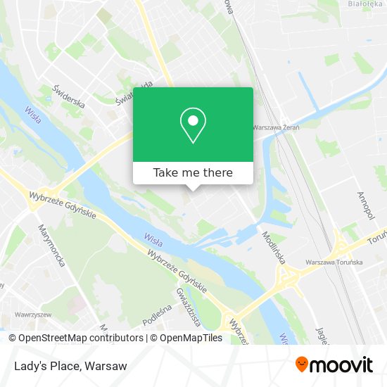 Lady's Place map