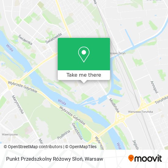 Punkt Przedszkolny Różowy Słoń map