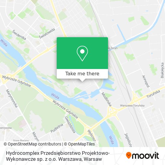 Hydrocomplex Przedsiębiorstwo Projektowo-Wykonawcze sp. z o.o. Warszawa map