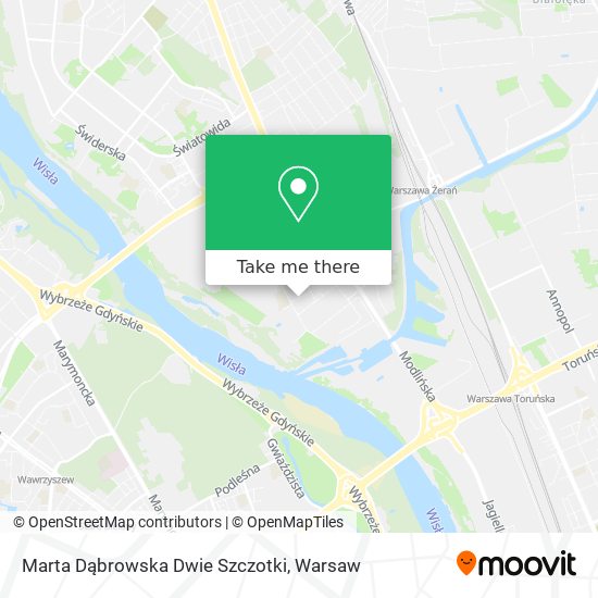 Marta Dąbrowska Dwie Szczotki map