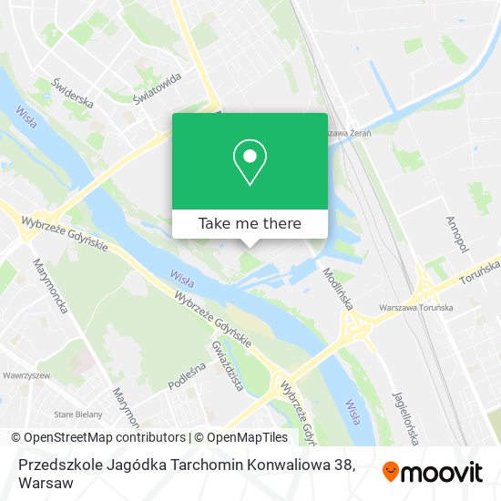 Przedszkole Jagódka Tarchomin Konwaliowa 38 map