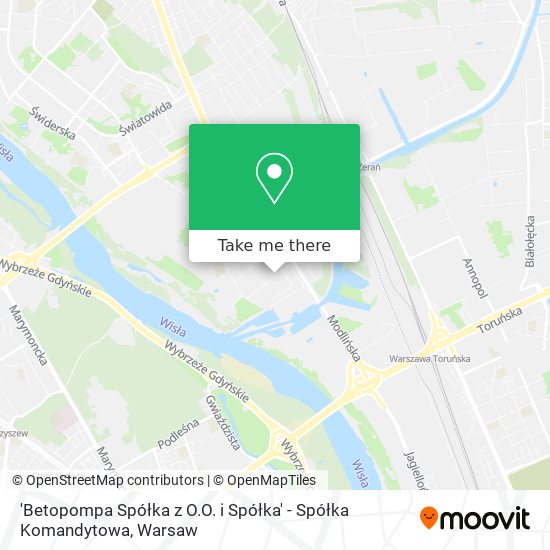 'Betopompa Spółka z O.O. i Spółka' - Spółka Komandytowa map