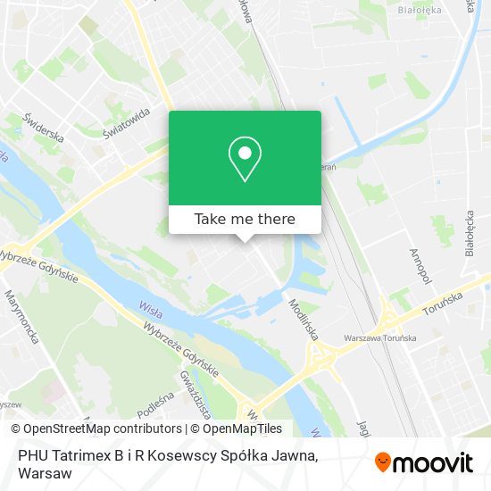 PHU Tatrimex B i R Kosewscy Spółka Jawna map