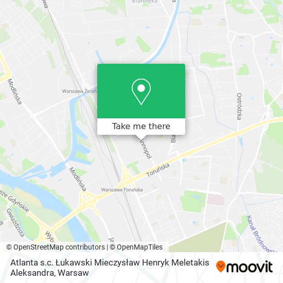 Atlanta s.c. Łukawski Mieczysław Henryk Meletakis Aleksandra map