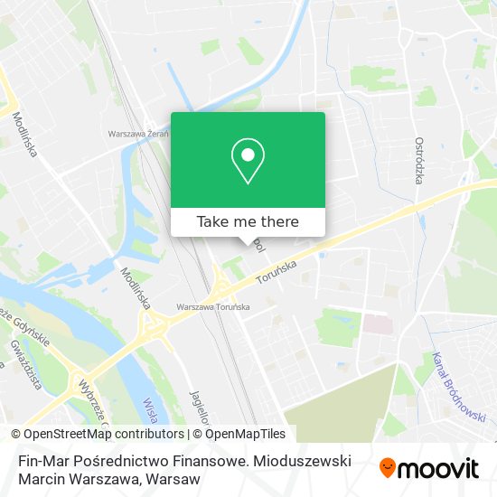 Fin-Mar Pośrednictwo Finansowe. Mioduszewski Marcin Warszawa map