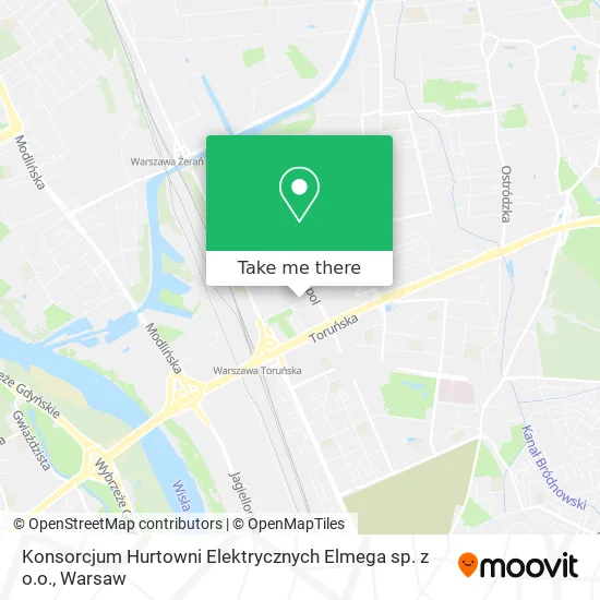 Карта Konsorcjum Hurtowni Elektrycznych Elmega sp. z o.o.