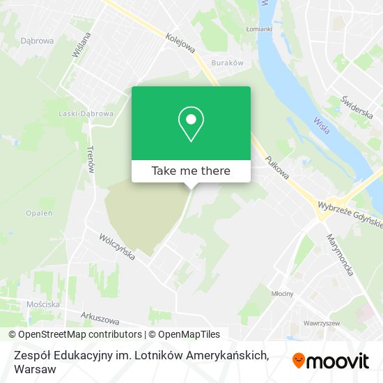 Zespół Edukacyjny im. Lotników Amerykańskich map