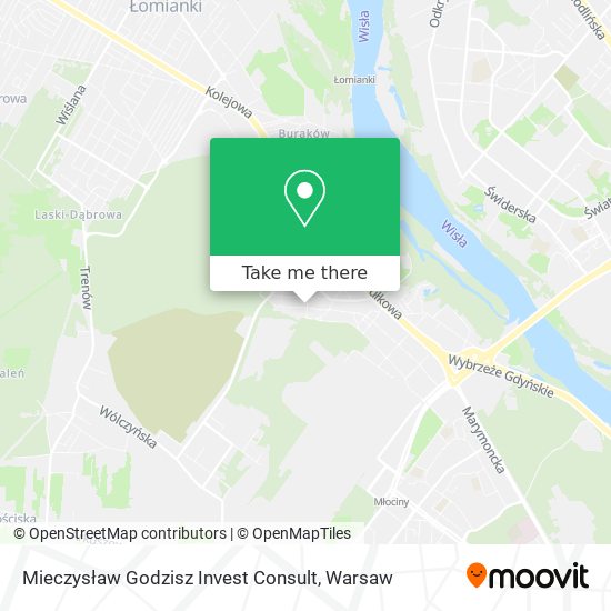 Mieczysław Godzisz Invest Consult map