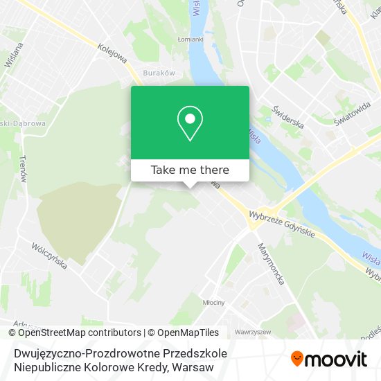 Dwujęzyczno-Prozdrowotne Przedszkole Niepubliczne Kolorowe Kredy map