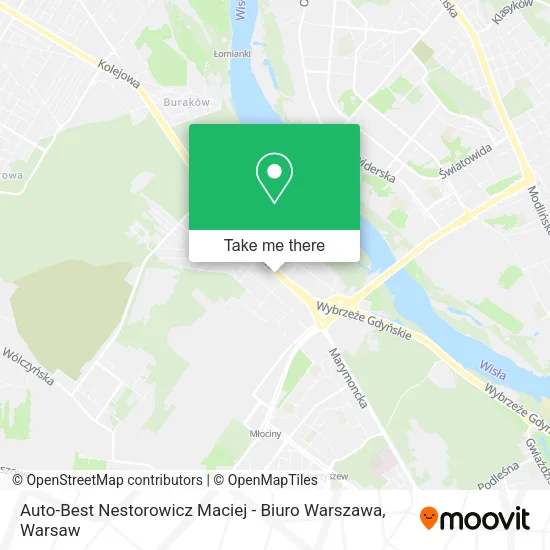 Auto-Best Nestorowicz Maciej - Biuro Warszawa map