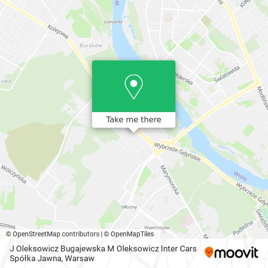 J Oleksowicz Bugajewska M Oleksowicz Inter Cars Spółka Jawna map